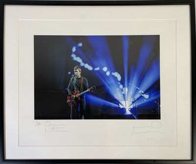 Lot 535 - OASIS - NOEL GALLAGHER SIGNED LIMITED EDITION PHOTOGRAPH.