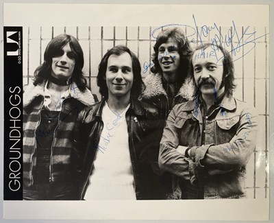 Lot 285 - GROUNDHOGS - SIGNED PROMOTIONAL PHOTOGRAPH.