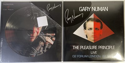 Lot 287 - GARY NUMAN - NEW AND SEALED SIGNED LPS.