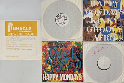 Lot 26 - HAPPY MONDAYS - LP/ 12" WHITE LABEL TEST PRESSINGS PACK