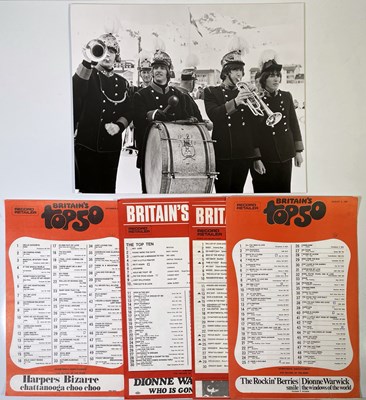 Lot 261 - THE BEATLES - ORIGINAL RECORD RETAILER POSTERS AND PHOTO PRINT.