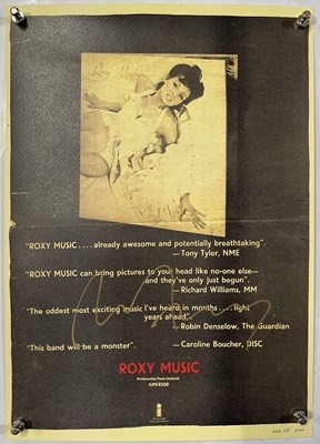 Lot 288 - ROXY MUSIC / BRYAN FERRY - LIMITED EDITION SIGNED PRINT.