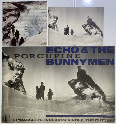 Lot 174 - ECHO AND THE BUNNYMEN - 1984 PORCUPINE POSTER COLLECTION.