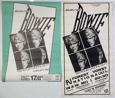 Lot 465 - DAVID BOWIE - 1983 LET'S DANCE CONCERT POSTERS.