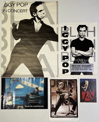 Lot 175 - PUNK / POST PUNK POSTERS AND PRINTS INC SIOUXSIE / IGGY POP.