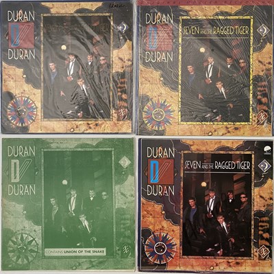 Lot 659 - DURAN DURAN - SEVEN AND THE RAGGED TIGER LP COLLECTORS BUNDLE