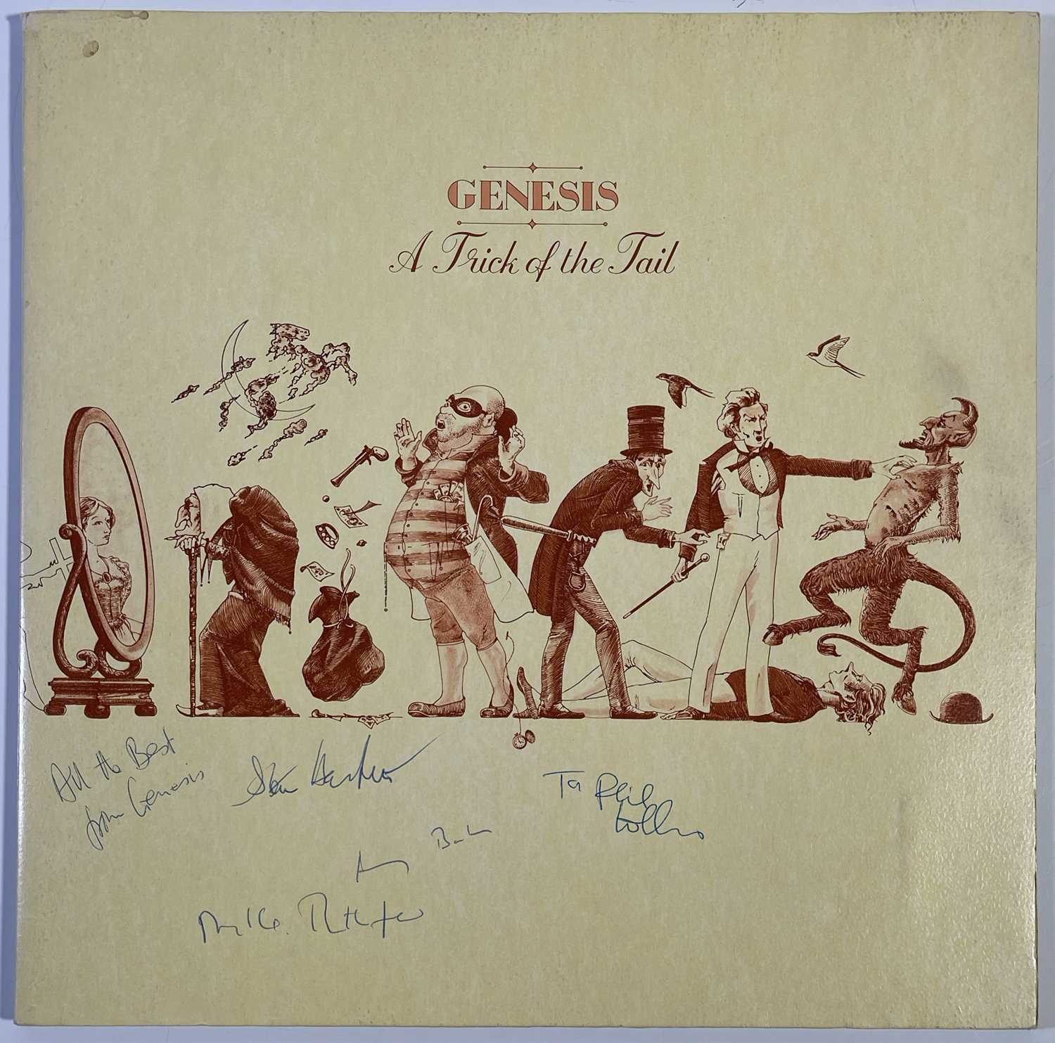 Lot 406 - GENESIS - FULLY SIGNED COPY OF 'TRICK OF THE TAIL'