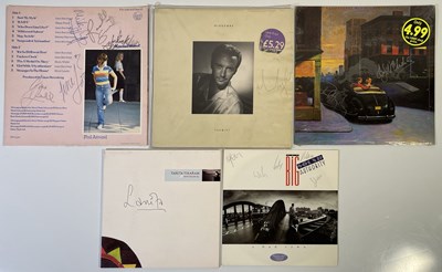 Lot 293 - SIGNED LPS AND MEMORABILIA INC OMD.