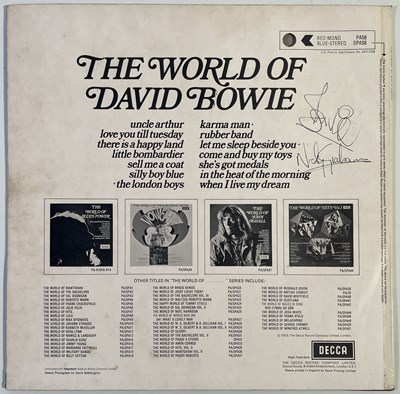 Lot 588 - DAVID BOWIE - SIGNED COPY OF 'THE WORLD OF..'.