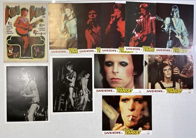 Lot 484 - DAVID BOWIE - ZIGGY STARDUST LOBBY CARDS / PHOTOS AND MORE.