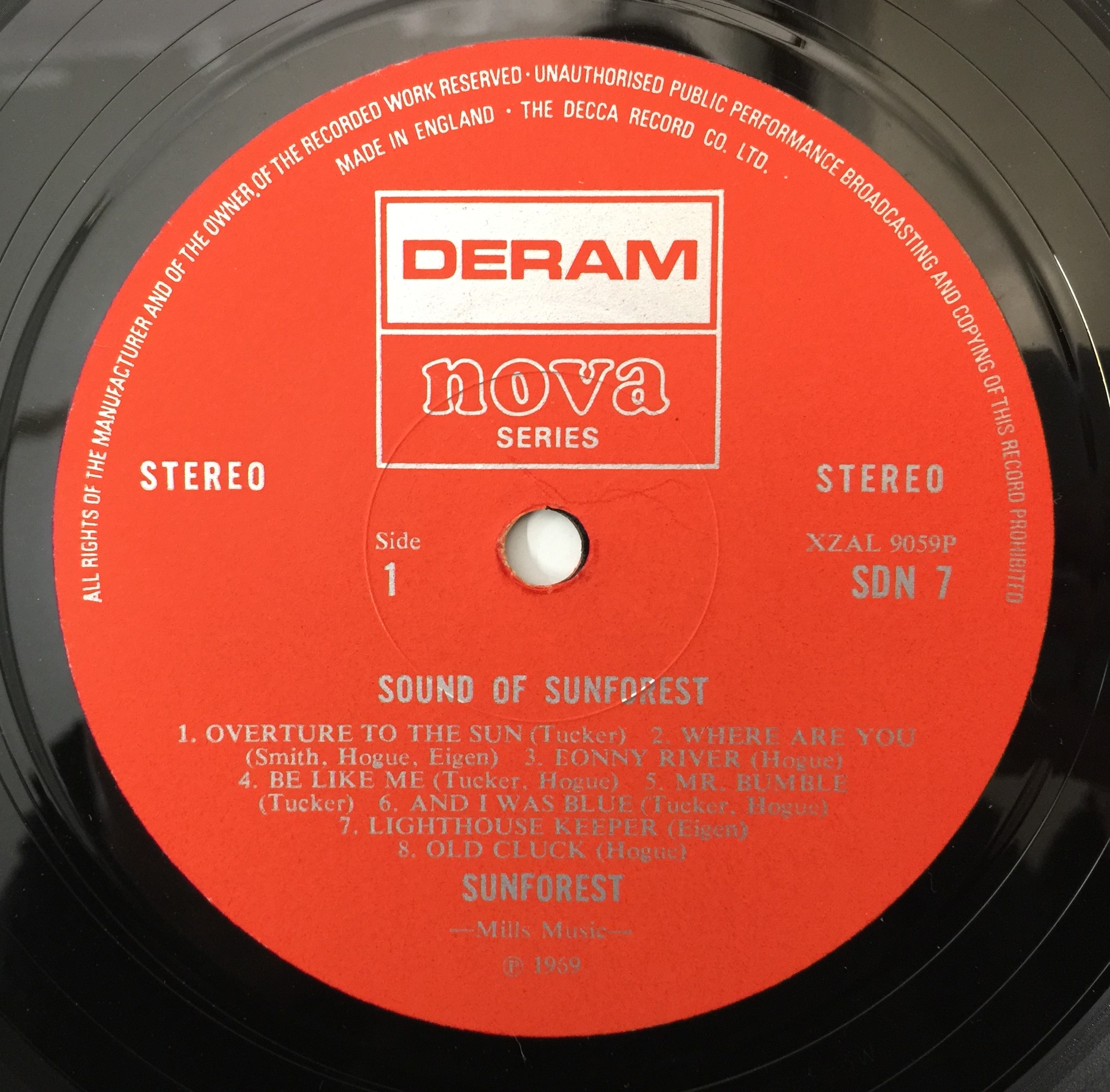Lot 66 - SUNFOREST - SOUND OF SUNFOREST LP (UK STEREO
