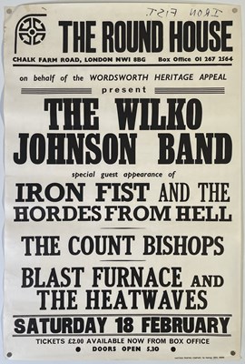 Lot 391 - MOTORHEAD- RARE 1978 CONCERT POSTER BILLING AS 'IRON FIST AND THE HORDES FROM HELL'.