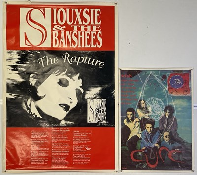 Lot 186 - SIOUXSIE AND THE BANSHEES / THE CURE - POSTERS.