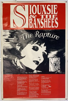 Lot 186 - SIOUXSIE AND THE BANSHEES / THE CURE - POSTERS.