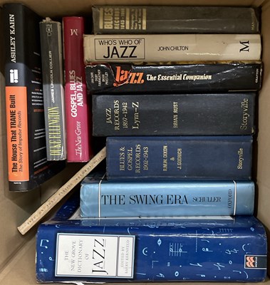 Lot 106 - JAZZ - LARGE COLLECTION OF BOOKS, MAGAZINES, TAPE RECORDINGS.