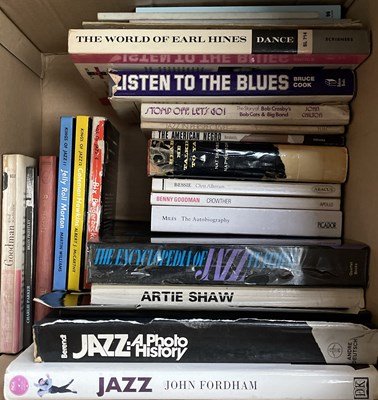 Lot 106 - JAZZ - LARGE COLLECTION OF BOOKS, MAGAZINES, TAPE RECORDINGS.