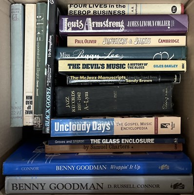 Lot 106 - JAZZ - LARGE COLLECTION OF BOOKS, MAGAZINES, TAPE RECORDINGS.