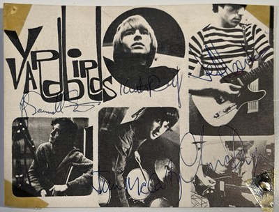 Lot 410 - THE YARDBIRDS- ORIGINAL SIGNED POSTCARD.