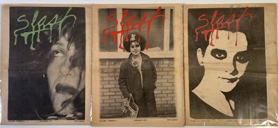 Lot 532 - PUNK INTEREST - THREE ISSUES OF'SLASH' MAGAZINE INC NUMBER 1.