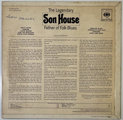 Lot 304 - BLUES INTEREST - SON HOUSE SIGNED LP.