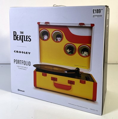 Lot 429 - THE BEATLES - CROSLEY PORTFOLIO PORTABLE TURNTABLE IN BOX.