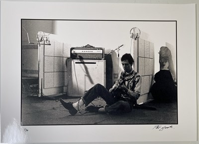 Lot 552 - PETER COOK - SIGNED LIMITED EDITION PHOTOGRAPH - THE CLASH.