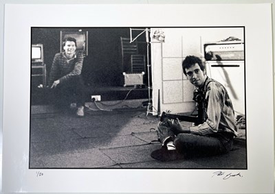 Lot 553 - PETER COOK - SIGNED LIMITED EDITION PHOTOGRAPH - THE CLASH.