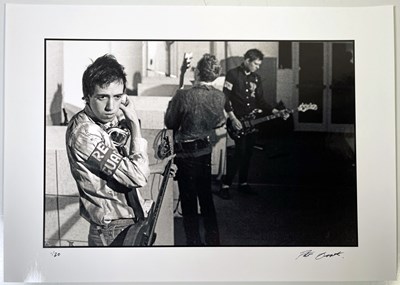 Lot 554 - PETER COOK - SIGNED LIMITED EDITION PHOTOGRAPH - THE CLASH.