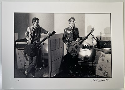 Lot 556 - PETER COOK - SIGNED LIMITED EDITION PHOTOGRAPH - THE CLASH.