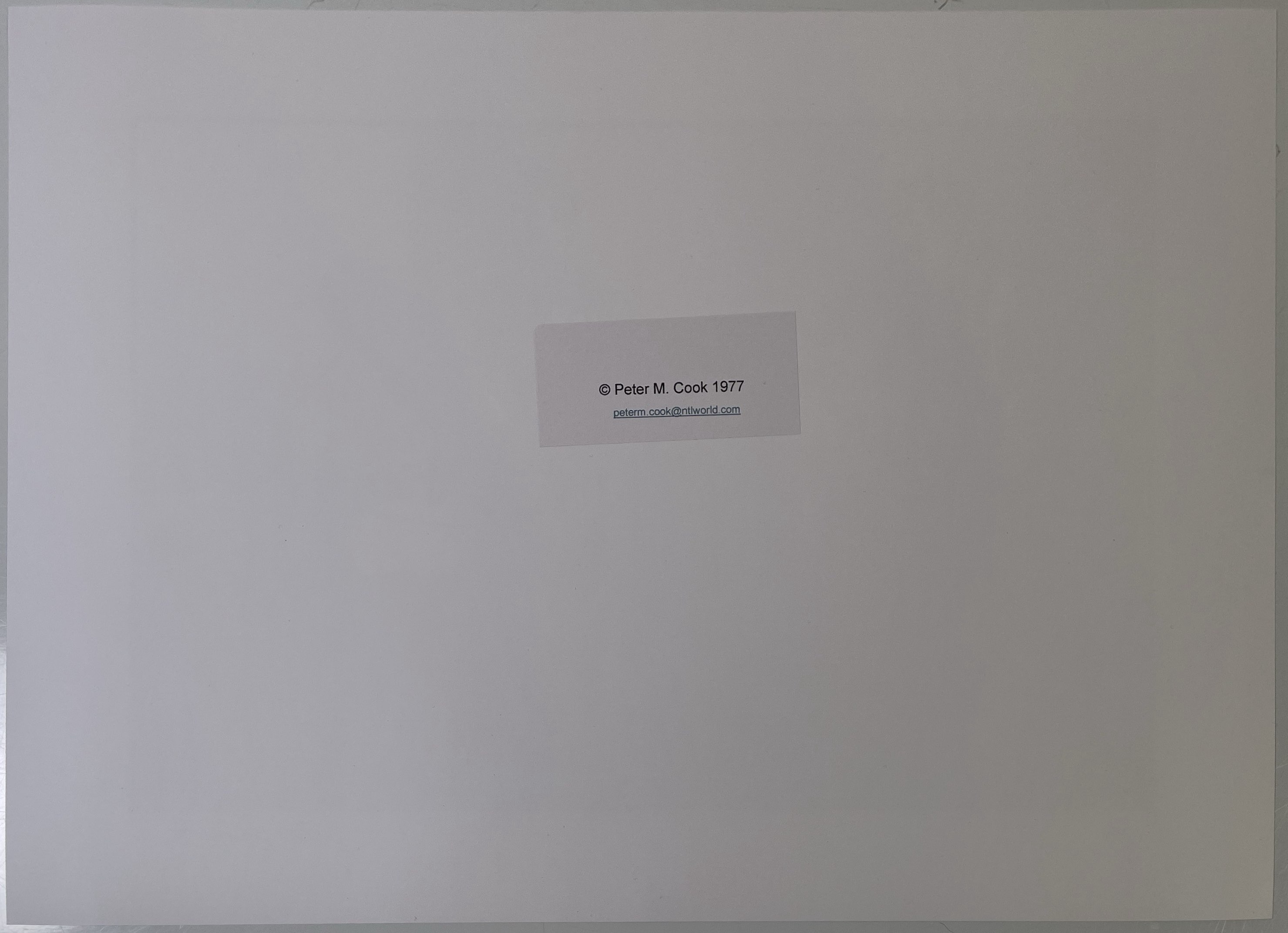 Lot 556 - PETER COOK - SIGNED LIMITED EDITION
