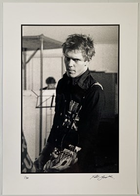 Lot 557 - PETER COOK - SIGNED LIMITED EDITION PHOTOGRAPH - THE CLASH.