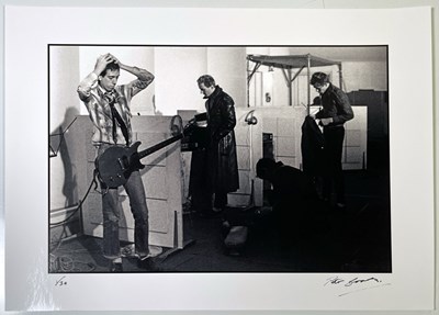 Lot 559 - PETER COOK - SIGNED LIMITED EDITION PHOTOGRAPH - THE CLASH.