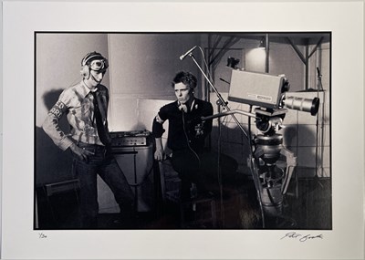 Lot 533 - PETER COOK - SIGNED LIMITED EDITION PHOTOGRAPH - THE CLASH.