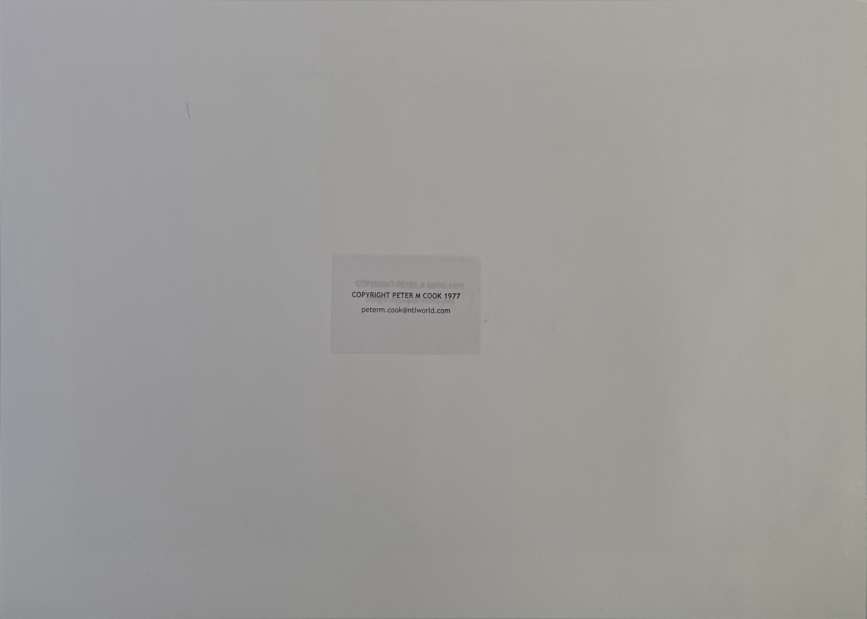 Lot 534 - PETER COOK - SIGNED LIMITED EDITION