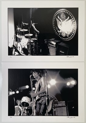 Lot 561 - THE RAMONES - PAIR OF LIMITED EDITION SIGNED PHOTOGRAPHS.