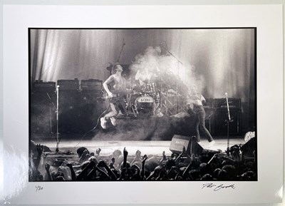 Lot 144 - PETER COOK - SIGNED LIMITED EDITION PHOTOGRAPH - THE POLICE.