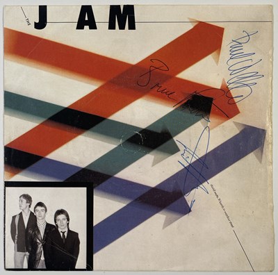 Lot 501 - THE JAM - FULLY SIGNED COPY OF 'A BOMB IN WARDOUR ST.' .