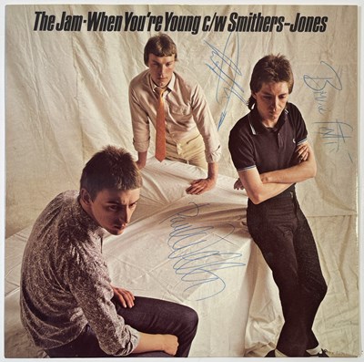 Lot 503 - THE JAM - FULLY SIGNED COPY OF WHEN YOU'RE YOUNG....