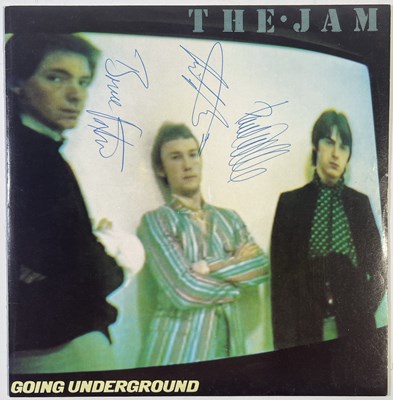 Lot 504 - JAM - FULLY SIGNED COPY OF GOING UNDERGROUND SLEEVE.