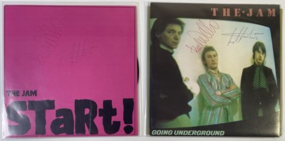 Lot 512 - THE JAM - TWO SIGNED 7" SINGLES.