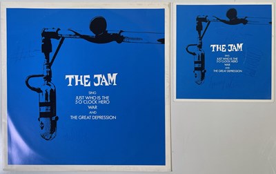 Lot 513 - THE JAM - FULLY SIGNED SINGLE / SIGNED 12"