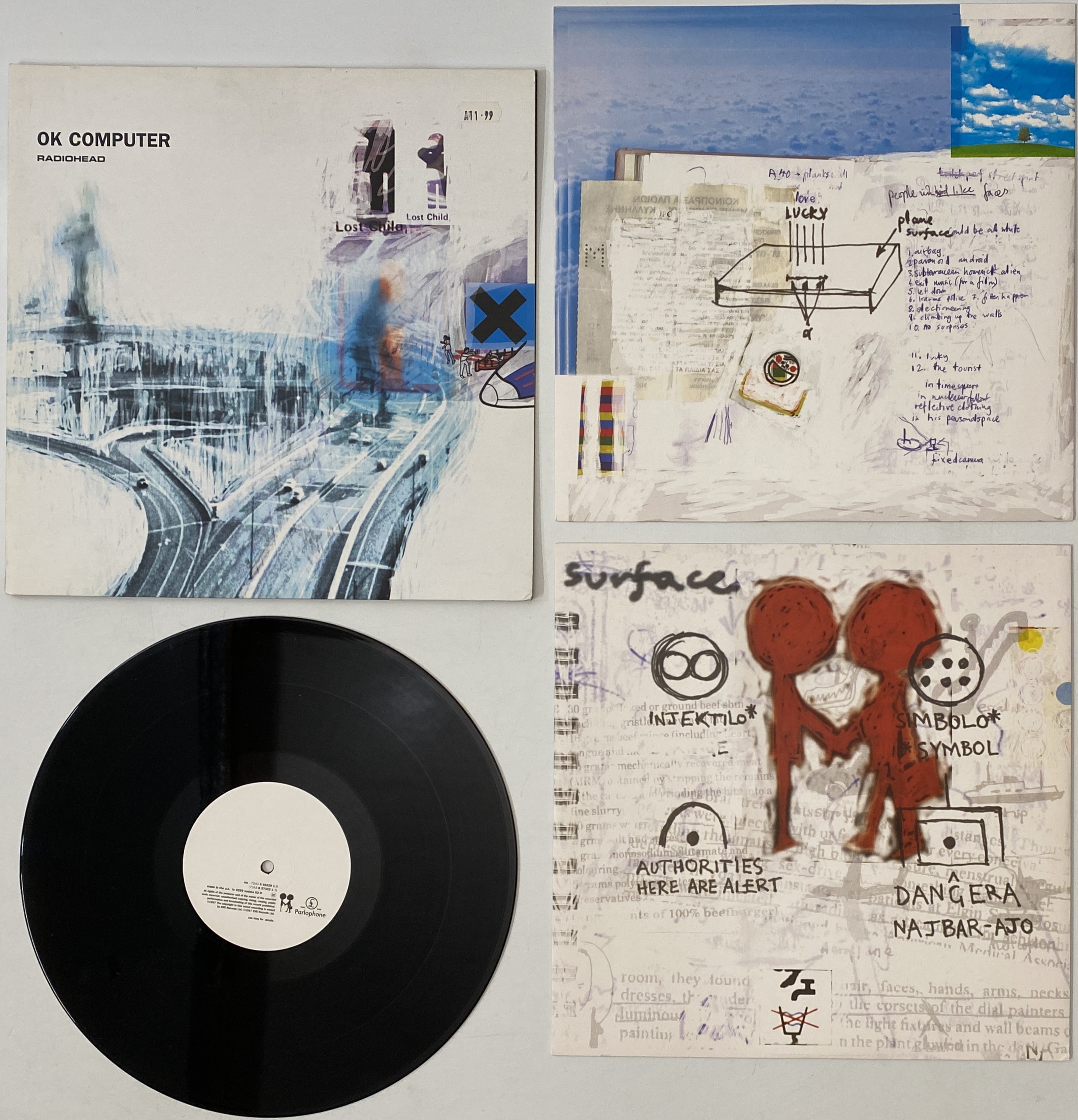 RADIOHEAD OK COMPUTER レコード UK製 8552291 Lot 41 - RADIOHEAD - OK COMPUTER LP (8552291 -