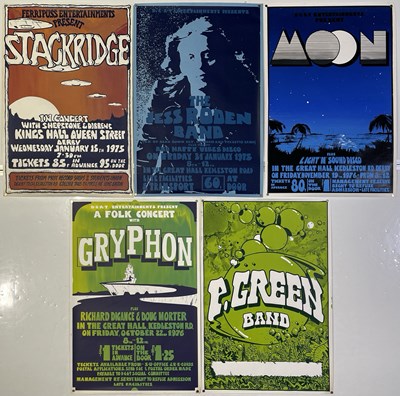 Lot 190 - C 1970S DERBY CONCERT POSTER COLLECTION INC STACKRIDGE.