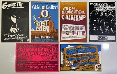 Lot 191 - C 1970S DERBY CONCERT POSTER COLLECTION INC GINGER BAKER.