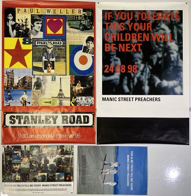 Lot 193 - BRITPOP / PUNK POSTER COLLECTION INC ORIGINAL OASIS / MANIC STREET PREACHERS ETC.