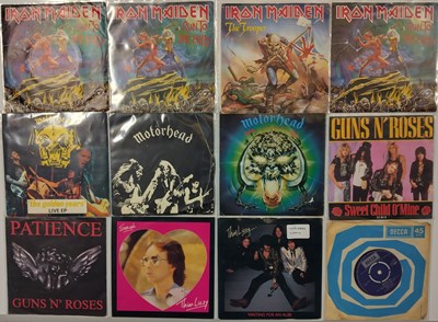 Lot 755 - HEAVY ROCK/ METAL - 7" COLLECTION