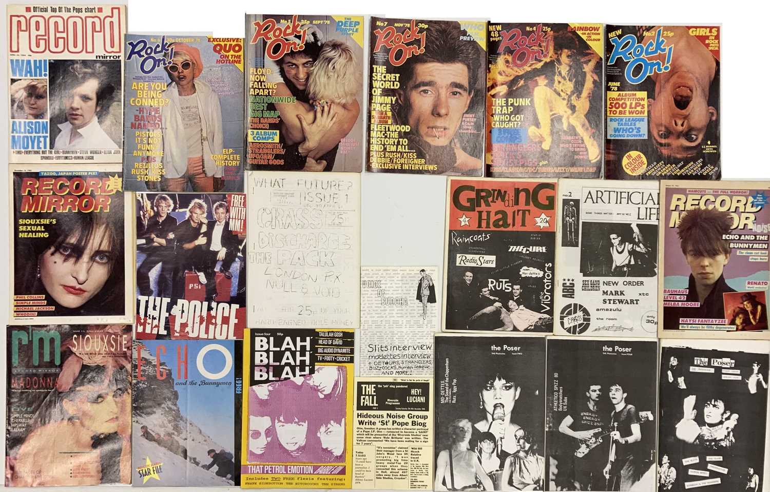 Lot 61 - 1980S ZINES AND MUSIC MAGAZINES