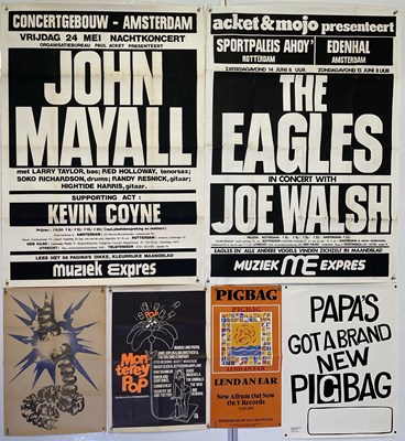 Lot 212 - POSTERS INC ORIGINAL JOHN MAYALL / EAGLES CONCERT POSTER.