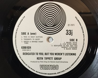 Lot 367 - The Keith Tippett Group - Dedicated To You, But You Wern't Listening LP (UK Swirl - 6360 024)