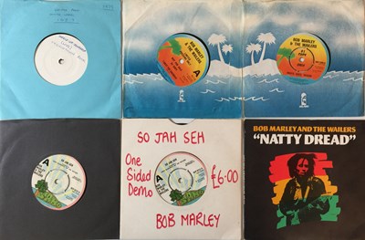 Lot 235 - BOB MARLEY AND RELATED UK 7'' PROMOS & WHITE LABEL TEST PRESSINGS